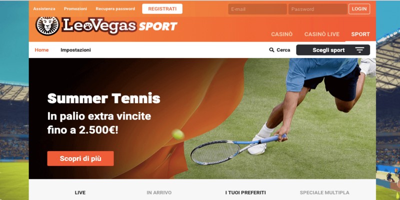 Summer Tennis di LeoVegas Sport